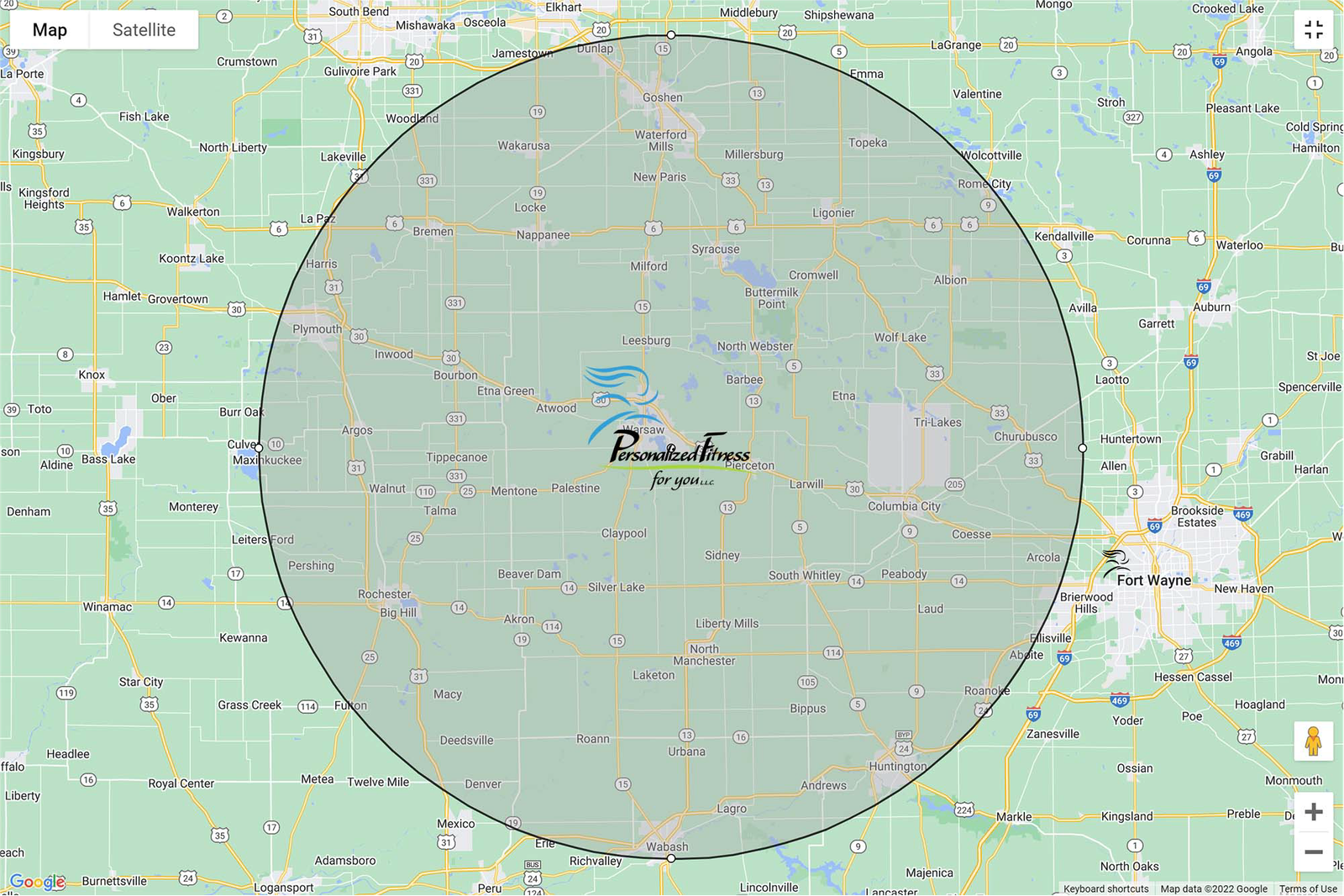 personalized fitness near fort wayne, indiana